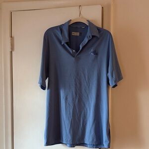 Classic Blue Polo Shirt for Men - Prairie Dunes